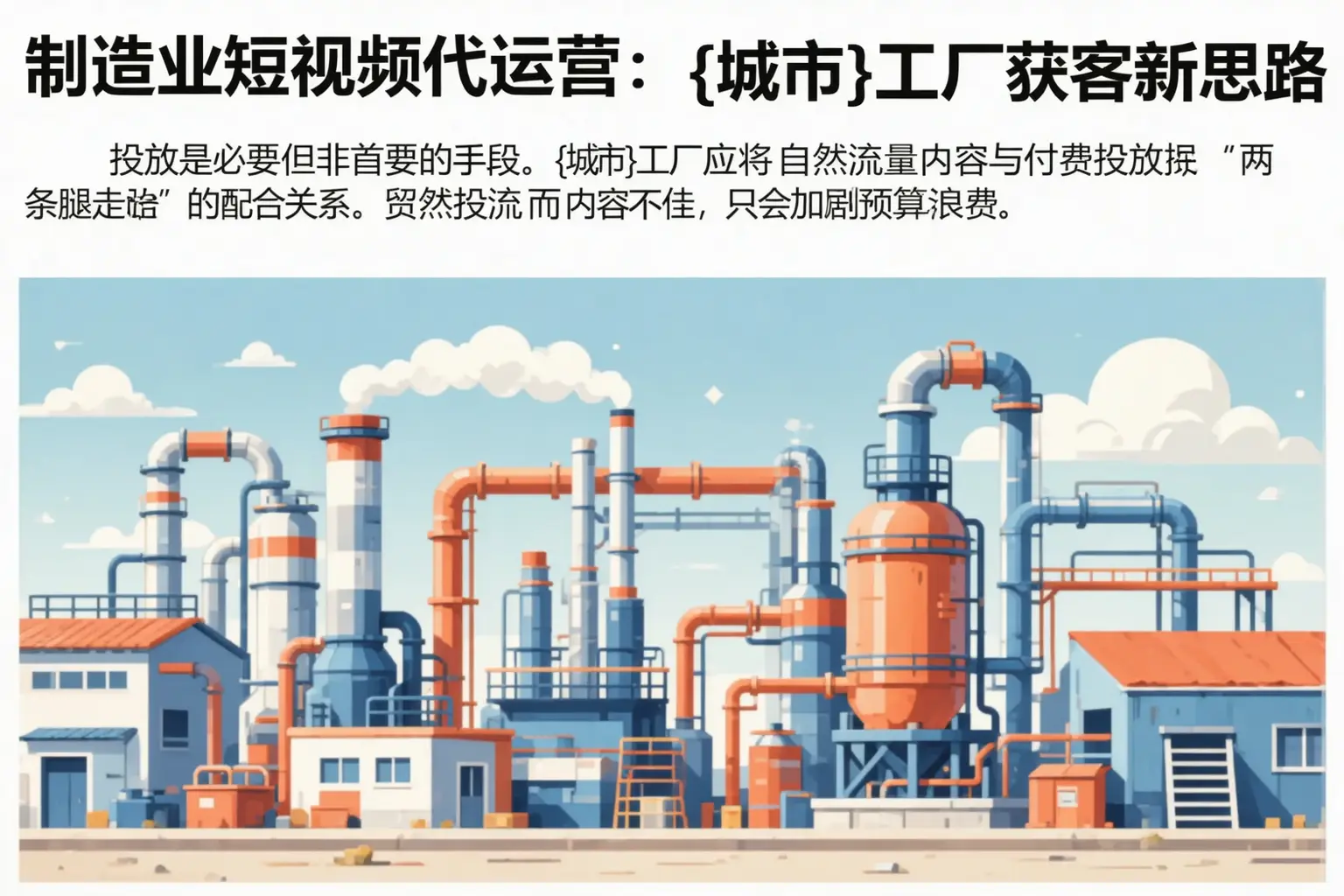 制造业短视频代运营：兰坪工厂获客新思路